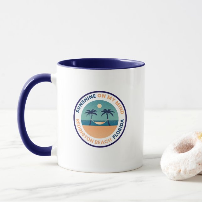 Mug café Redington Beach Florida (Avec donut)