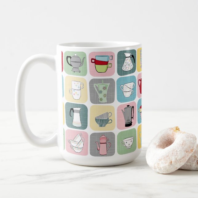 Mug Café rétro (Avec donut)