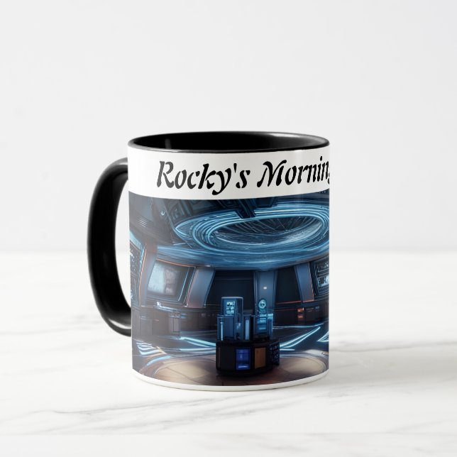 Mug Café Rocky personnalisé (Devant gauche)