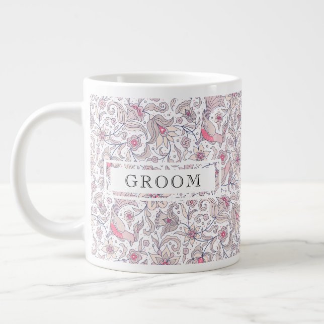 Mug Café Romantique – Cadeau pour Lui (Gauche)