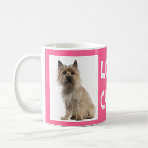 Mug Café Rose Chien Terrier Cairn