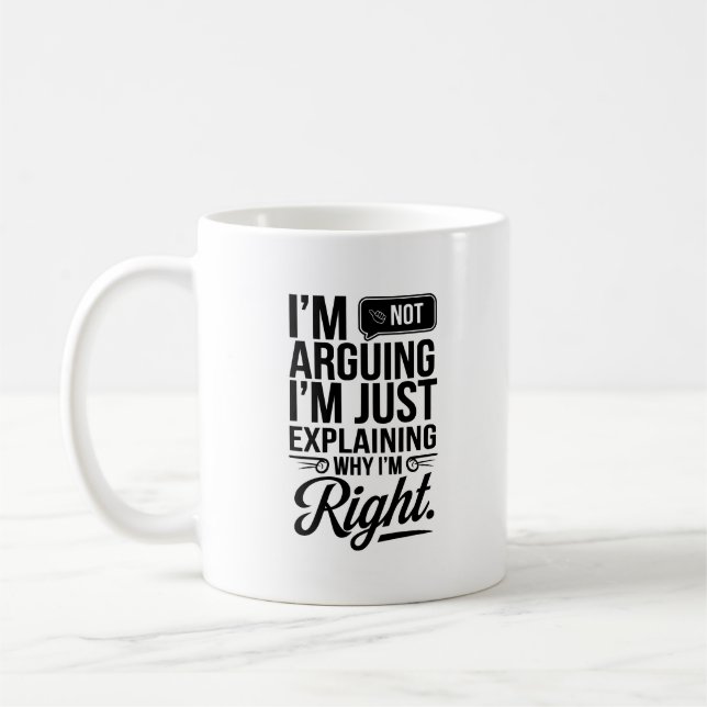 Mug café Sarcastique - Parfait pour les penseurs i (Gauche)
