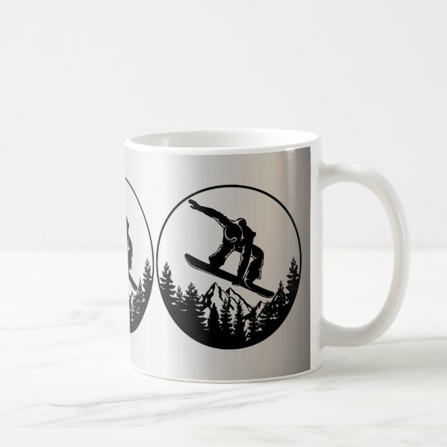 Mug café Snowboard (Droite)