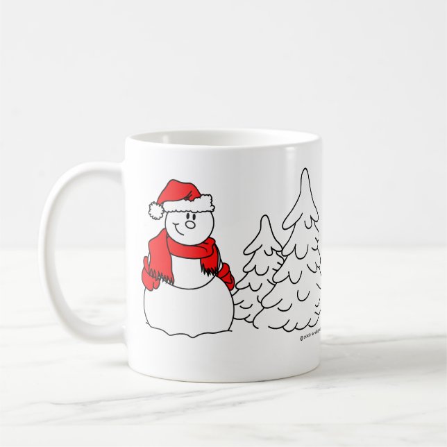 Mug café Snowman (Gauche)