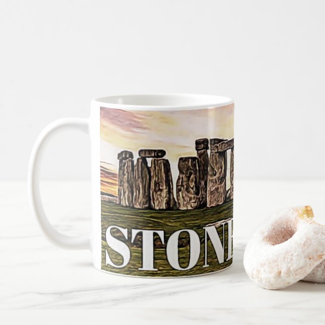 Mug café Stonehenge (Avec donut)