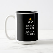 Mug café Sunrise pour le cycliste