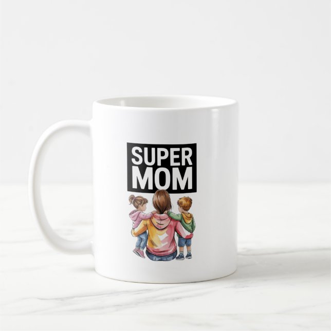 Mug café super maman (Gauche)