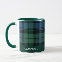 Café Tartan Clan Campbell personnalisé