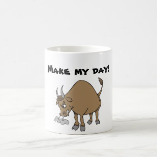 Mug café taureau en colère