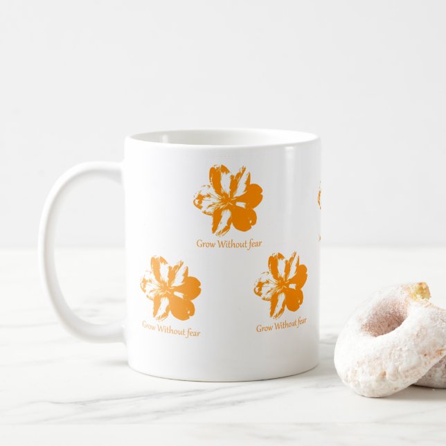 Mug Café & Thé Croître Sans Peur  (Avec donut)