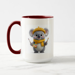 Mug Café Ton Sur Ton Koala Artiste Mignon