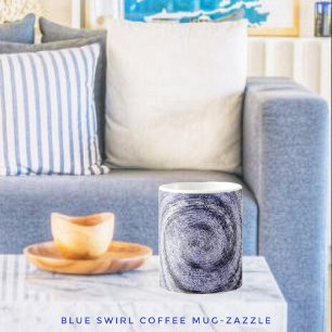 Mug café torse bleu