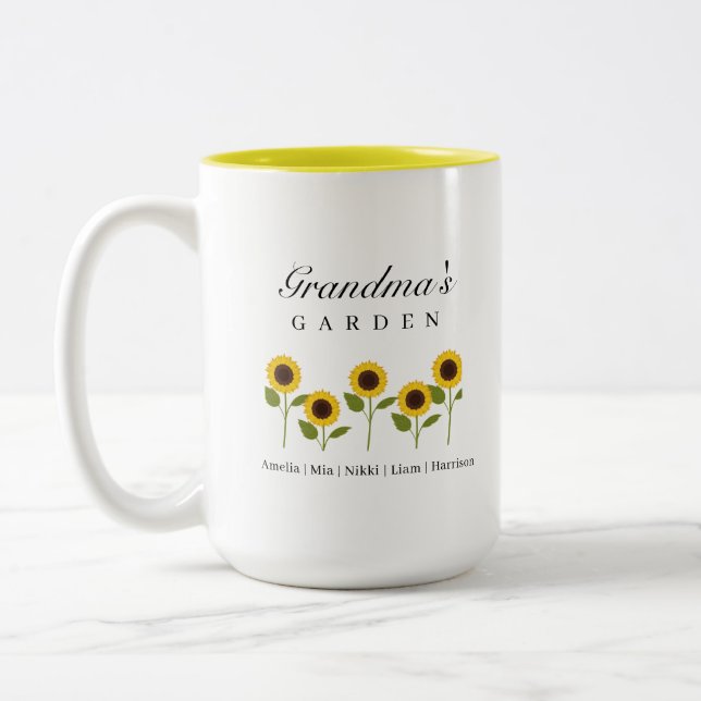 Mug Café Tournesol Jardin de Mamie (Gauche)