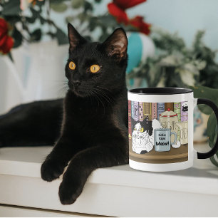 Mug Café Tuxedo Chat amusant