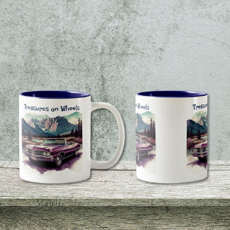 Mug café voiture classique