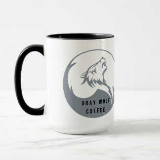 Mug Café Wolf gris 15oz
