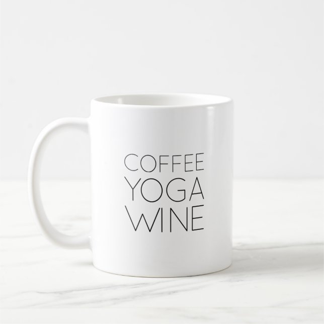 Mug Café Yoga Wine (Gauche)