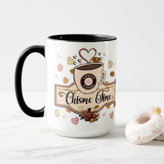 Mug Cafecito et Chisme style mexicain (Avec donut)
