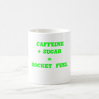 Mug Caféine + Carburant de Sugar=Rocket
