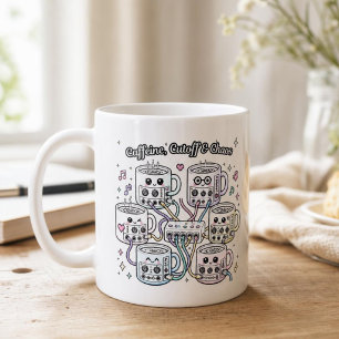 Mug Caféine, Cutoff & Chaos – Synth Nerd Café
