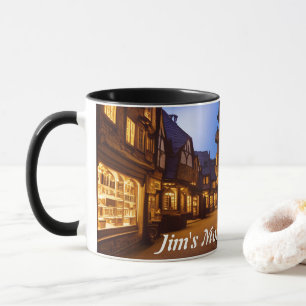 Mug Caféine du matin de JIm personnalisée personnalisa