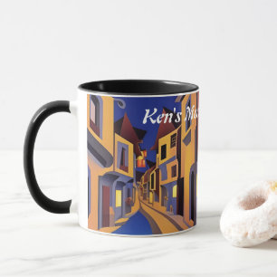 Mug Caféine du matin de Ken personnalisable