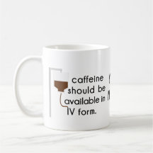 caféine en IV, humour d'infirmière
