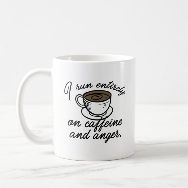 Mug Caféine Et Colère (Gauche)