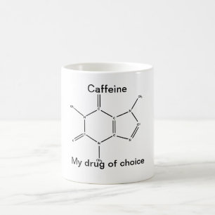 Mug Caféine : ma drogue de choix