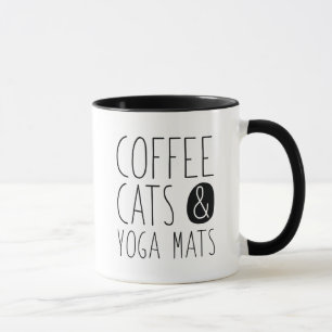 Mug Cafés Et Mats De Yoga