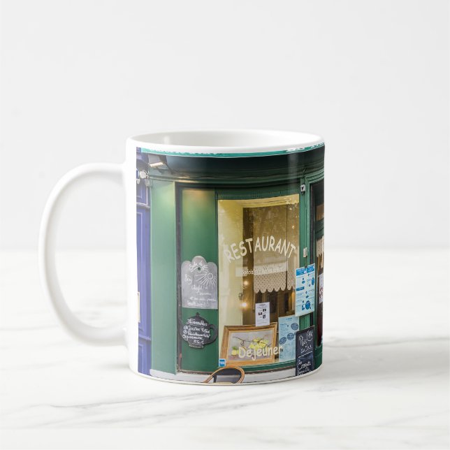 Mug Cafés français : Versailles scène cosy. (Gauche)