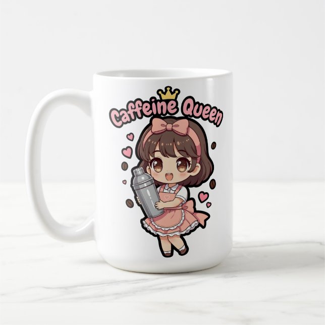 Mug Caffeine Queen (Gauche)