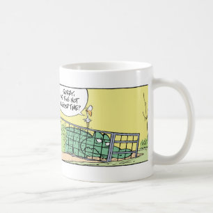Mug Cage drôle de crocodile comique