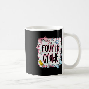 Mug Cahier Rose Retour à l'École pour Filles de Quatri