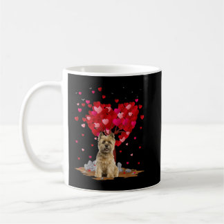Mug Cairn Terrier Amoureux des chiens Forme cardiaque 