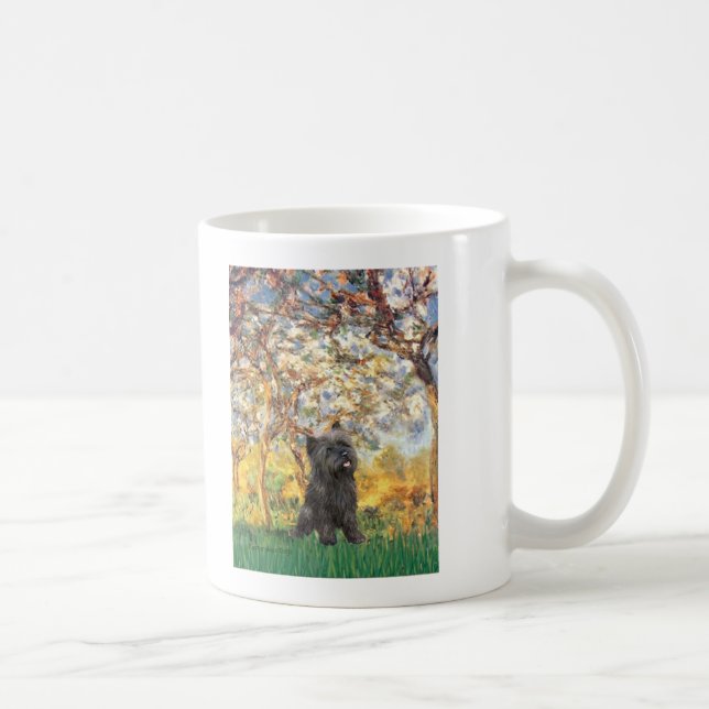 Mug Cairn Terrier (Bringé 21) - Printemps (Droite)