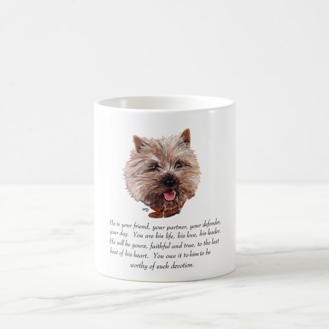 Mug Cairn Terrier de Souvenir - Mâle (Centre)