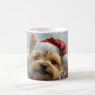 Mug Cairn Terrier Dog Roller Dessous de verre Noël