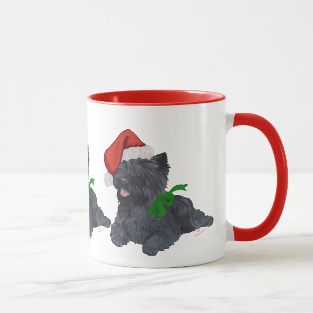 Mug Cairn Terrier Noël (Droite)