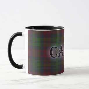Mug Cairns Tartan avec le nom de famille