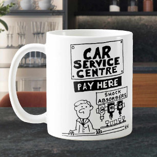 Mug Caisse du centre de service automobile