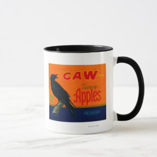 Mug Caisse LabelMedford d'Apple de croassement, OU