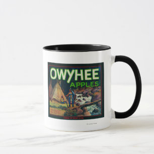 Mug Caisse LabelNampa, identification d'Owyhee Apple