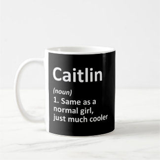 Mug Caitlin Définition Nom personnalisé