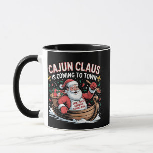 Mug Cajun Clause arrive en ville pour Noël Krampus