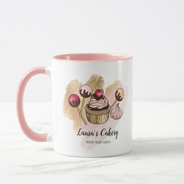 Mug Cakes & Sweets Cupcake Accueil Boulangerie Laisser (Gauche)