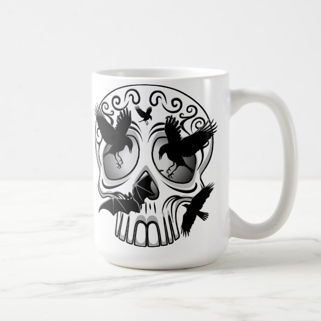 Mug Calaveras décoratives Halloween (Droite)