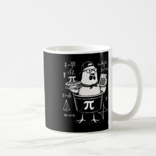 Mug Calculatrice drôle de poulet tenant un pot Prof de