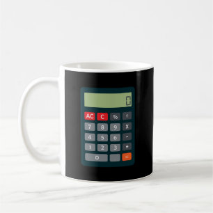 Mug Calculatrice mathématique de costume comptable