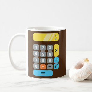 Mug Calculatrice mathématique Mathématiques Professe